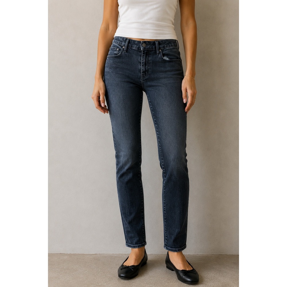 Mother Jeans Women's 29 High Waisted Looker Ankle Fray Skinny Denim